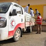 Red Crescent delivers medical supplies to Benghazi Medical Centre