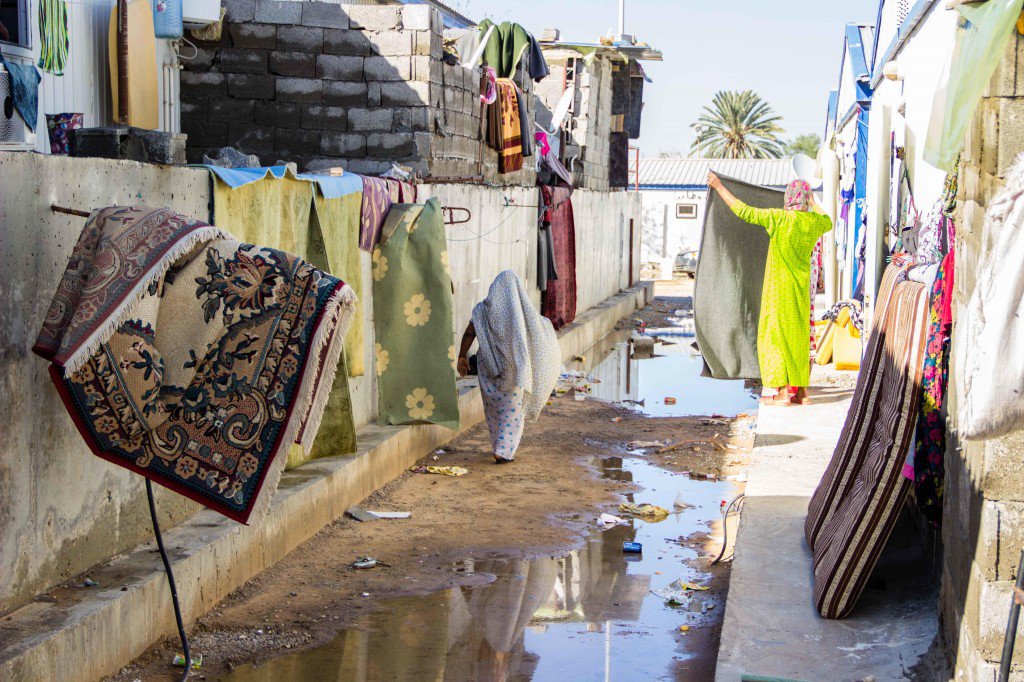 Tawerghan refugees flooded out in Bani Walid
