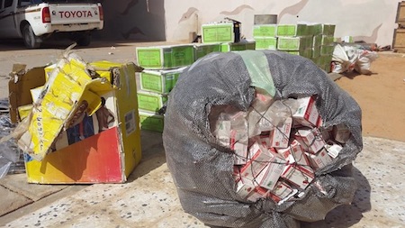 Alcohol and drugs seized on Libya’s border with Niger