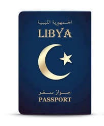 The new, biometric Libyan passport  (file photo)
