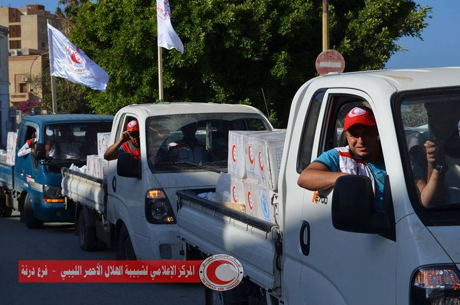 Red Crescent provides Ramadan food aid in Derna and for the displaced