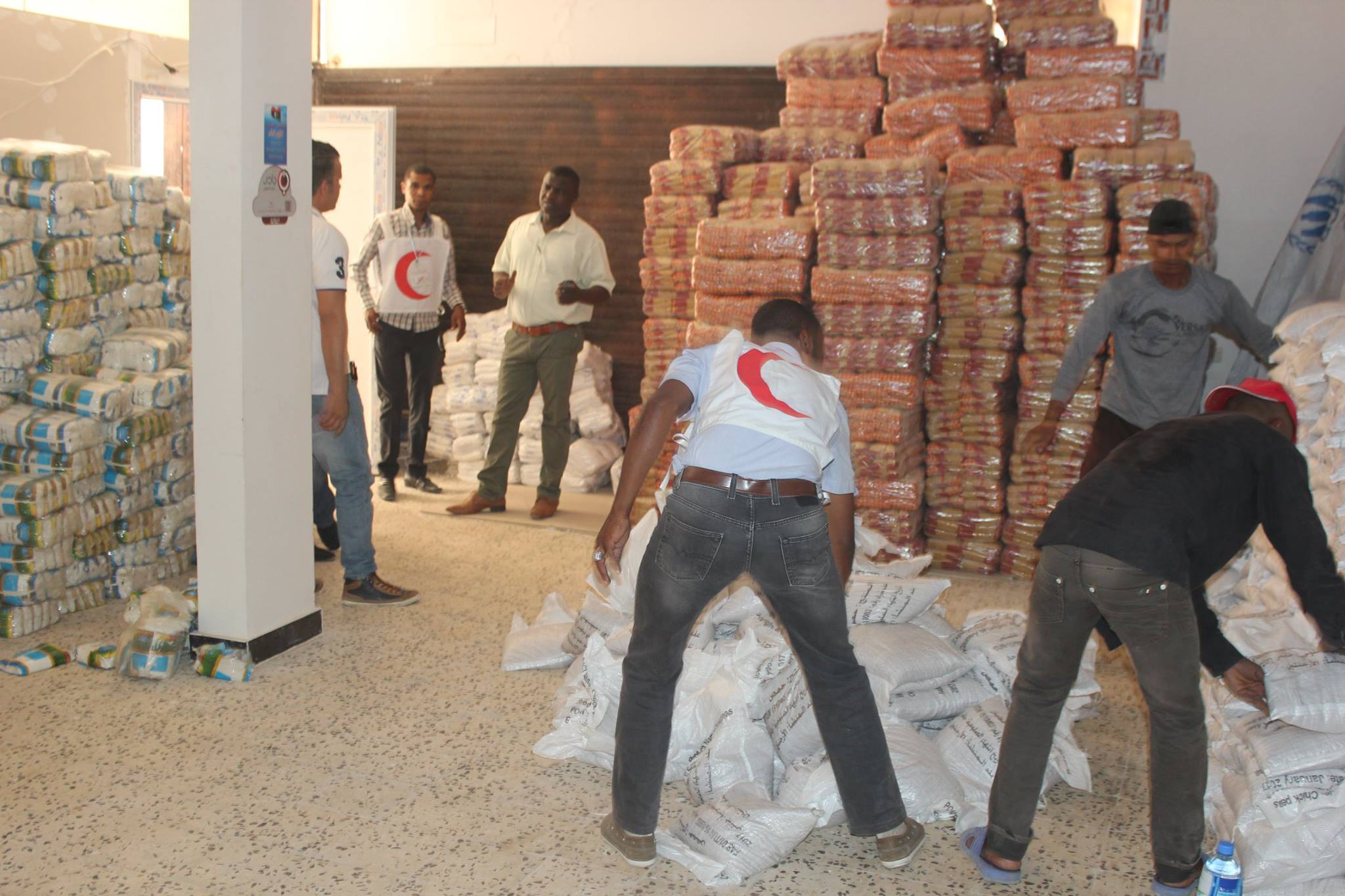 Tawerghans get Red Crescent help for Ramadan