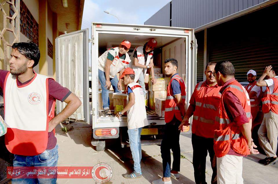 Medical shipment arrives in Derna