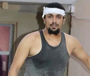 This is said to be Murad Al-Sabaa after his arrest this morning (Photo:social media)