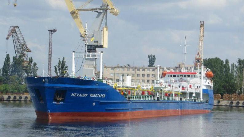 Russian tanker crew released, save captain and two officers