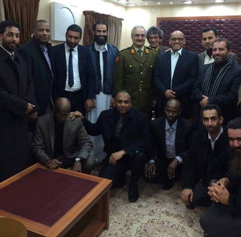 Hafter hosts mayors who support Libyan Political Agreement
