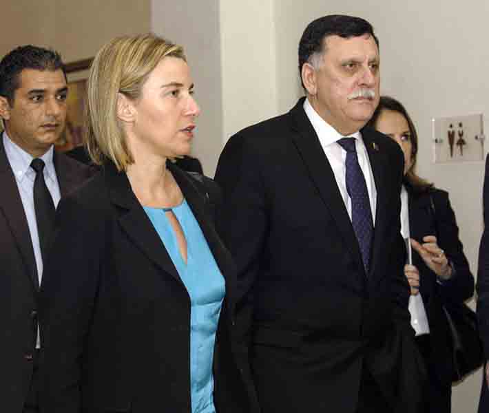 Mogherini confirms EU €100 million for Serraj government