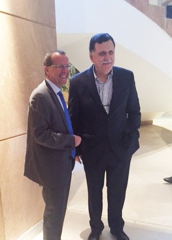 Kobler meets Serraj as Ageela Salah promises unity government will be formed