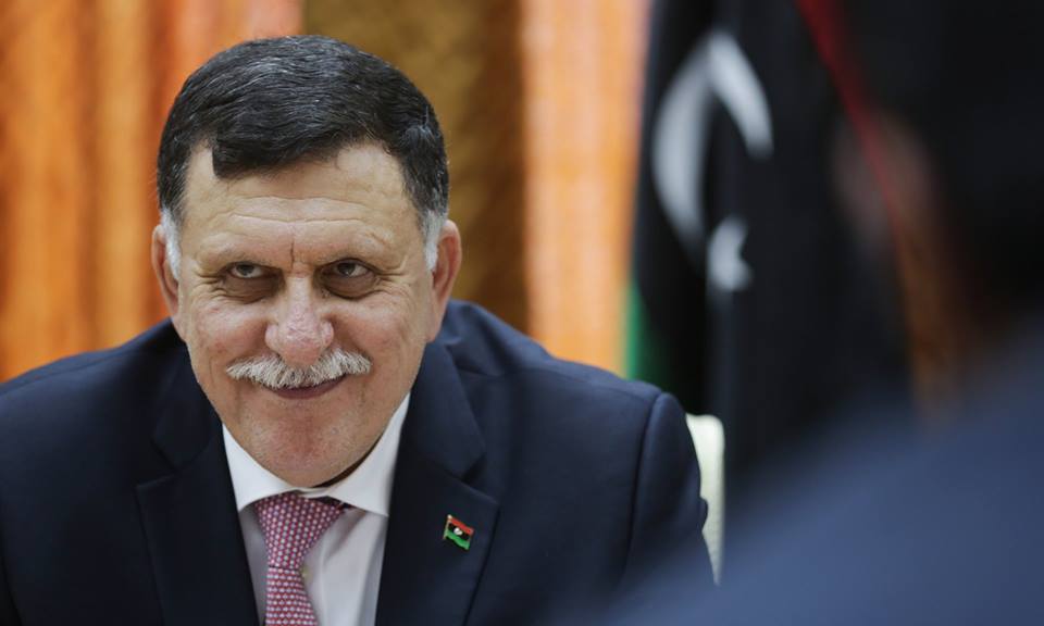 Prime Minister-designate Faiez Serraj receives an open letter