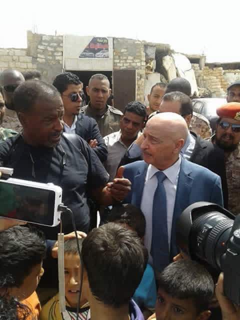 Ageela Saleh visits Benghazi liberated areas