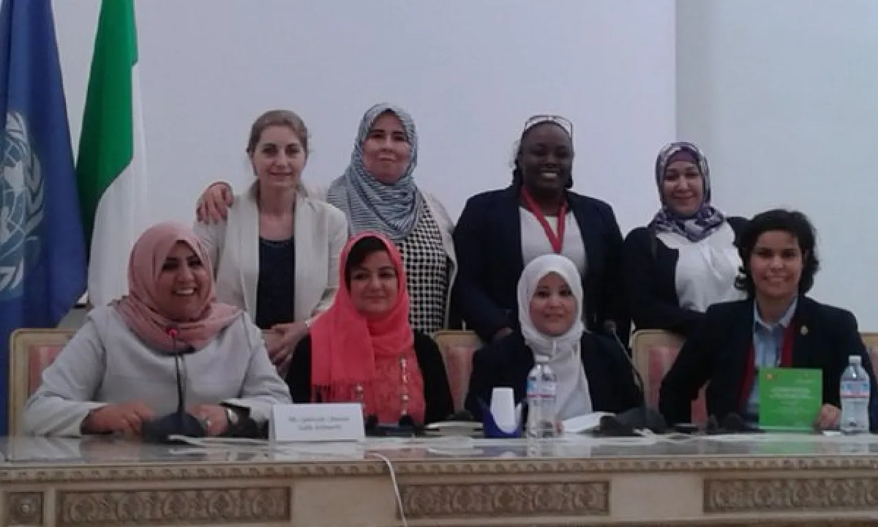 Libyan women NGO activists at the Minerva conference in Sicily, Italy (Photo: Minerva).