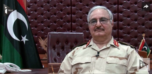 No cooperation with Serraj administration until militias disbanded says Hafter