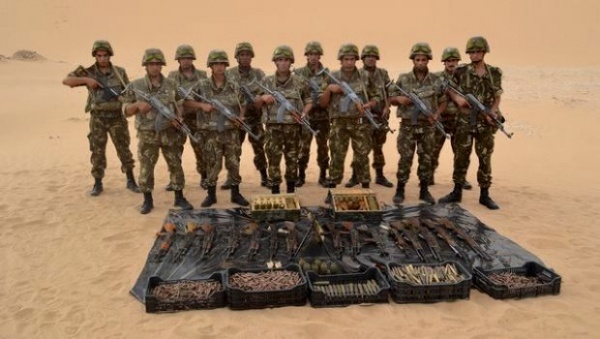 Algerians make arms find near Libyan border