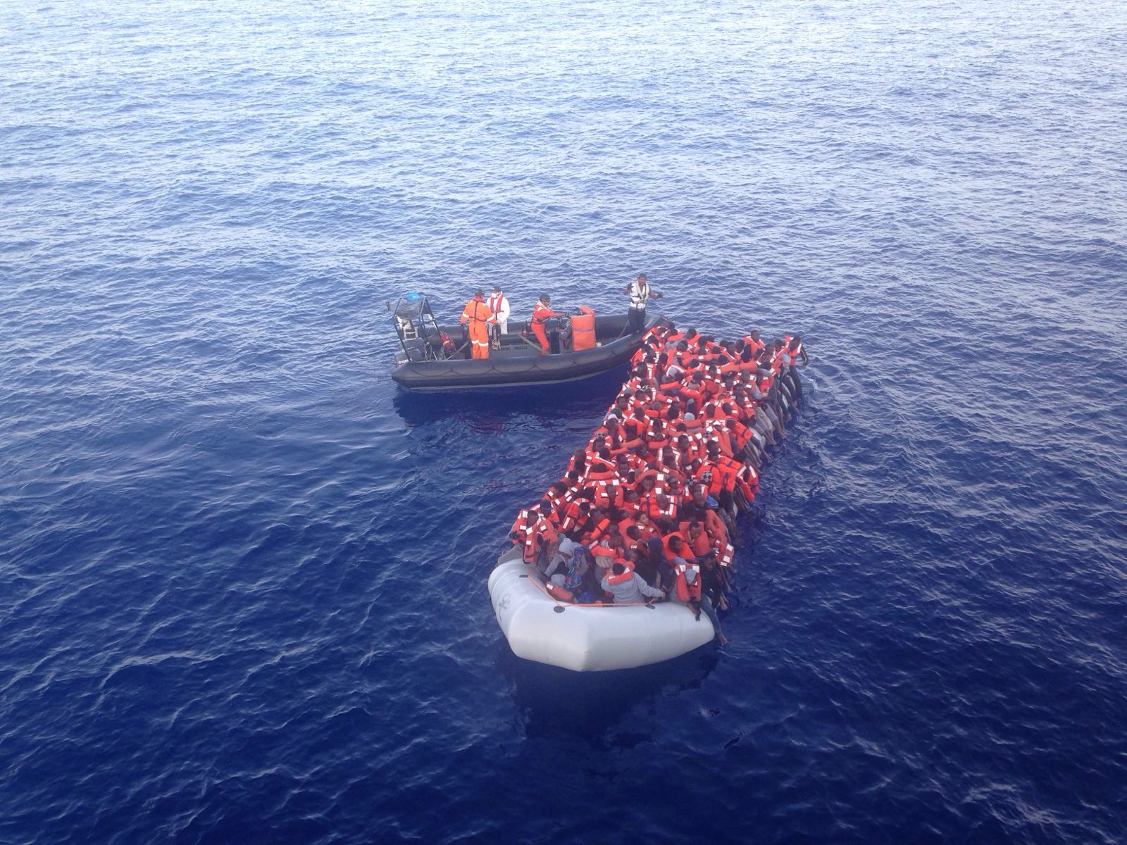 Nearly 1,000 illegal migrants departing from Libya recovered at sea yesterday