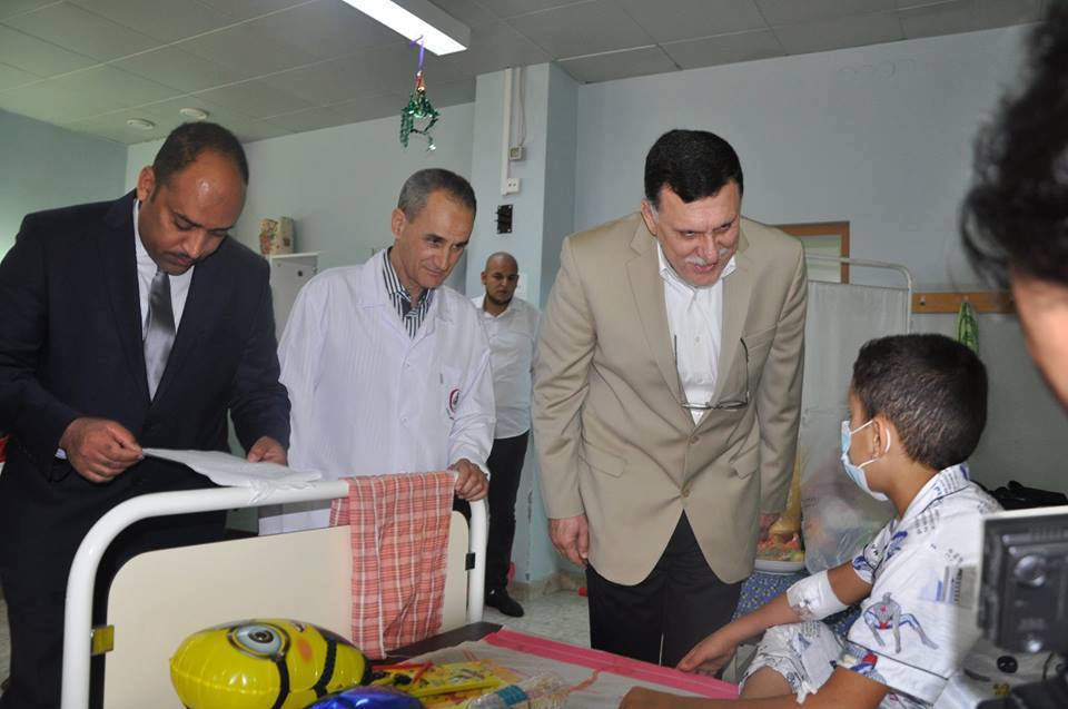 Sarraj visits Tripoli Medical Centre