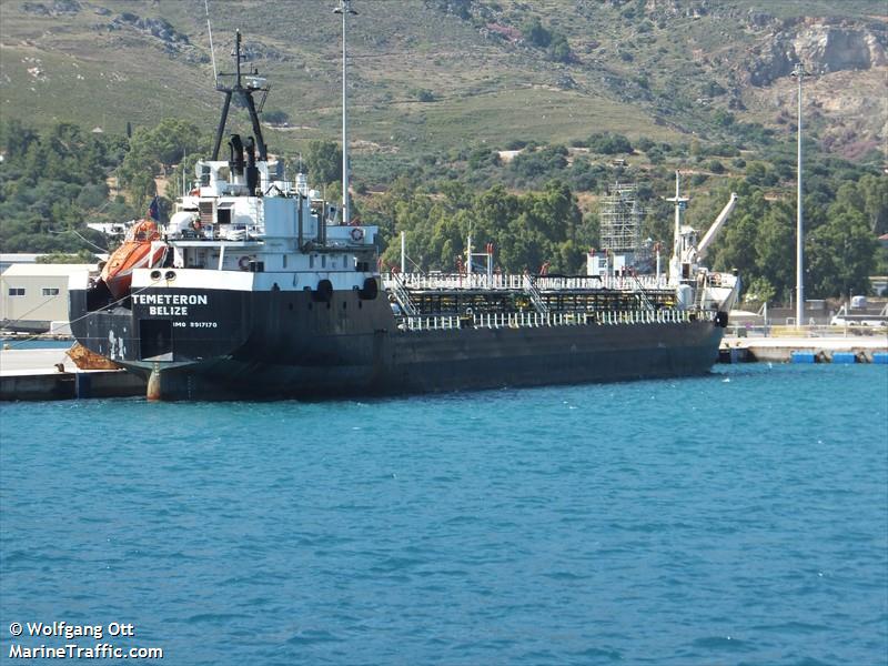 The Russian owned tanker Temeteron (Photo: MarineTraffic.com)