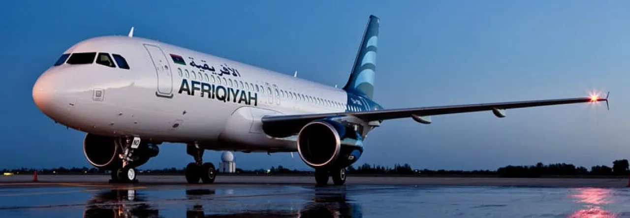 Afriqiyah is desperately trying to get militias at Mitiga airport to release its brand new airliner to fly abroad for maintenance (Photo: Afriqiyah).