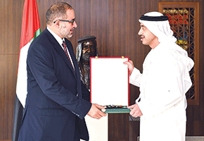 Aref Nayed given top UAE honour