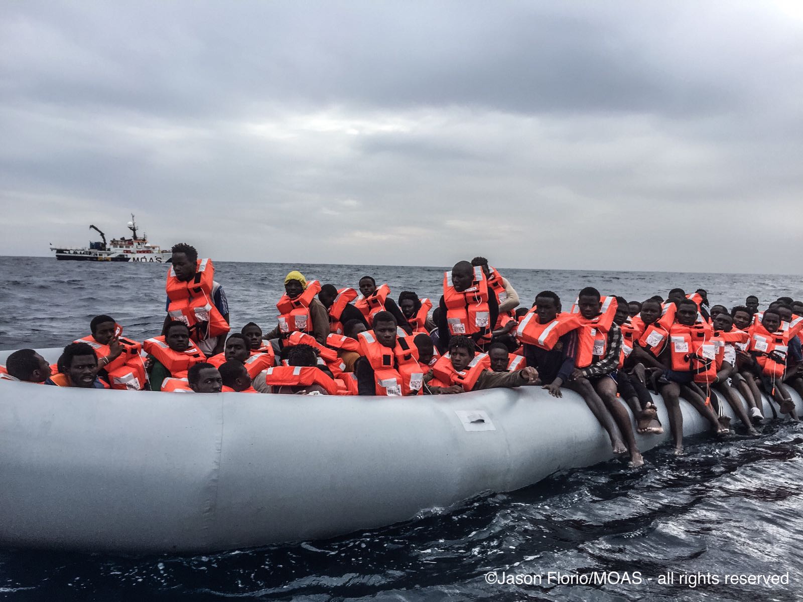Migrants flows to Italy are increasing (Photo: MOAS/Italian Red Cross).