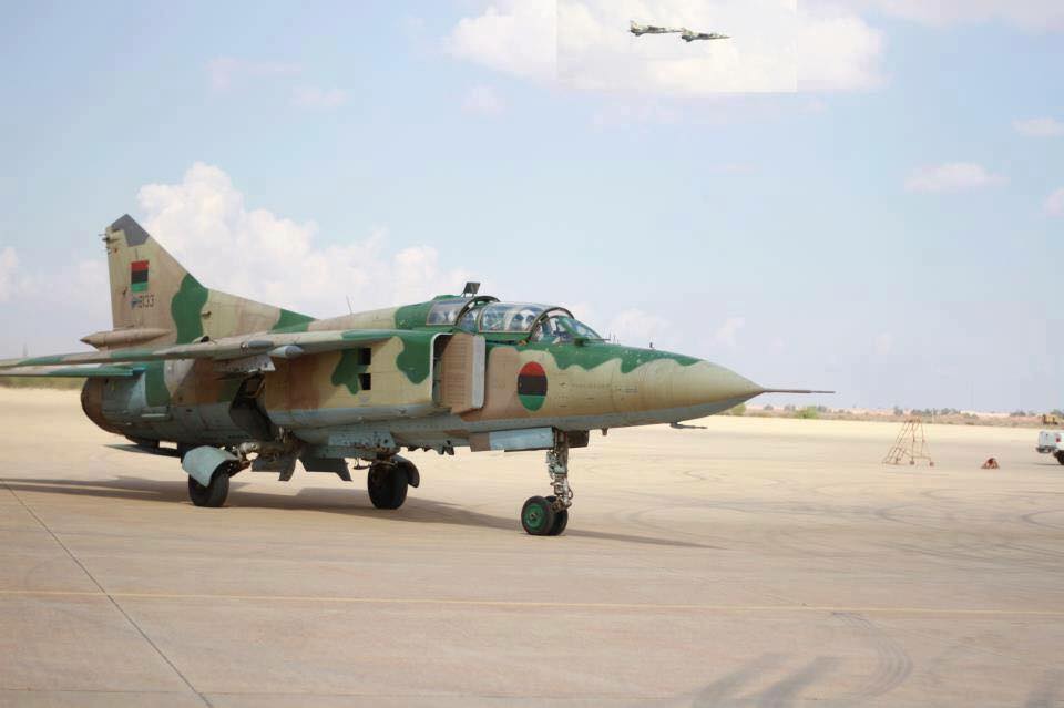 MIG 23 fighter plane crashes during training killing two pilots