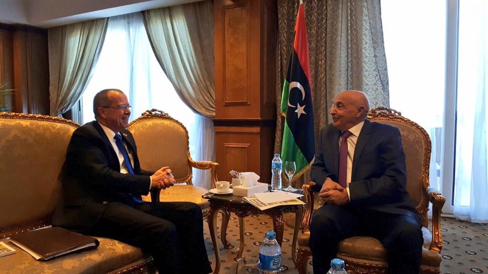 Ageela Saleh in "constructive" talks with UNSMIL's Martin Kobler