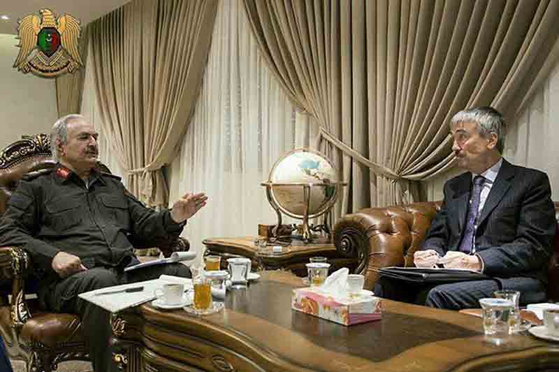 British ambassador flies to meet Hafter in Benghazi