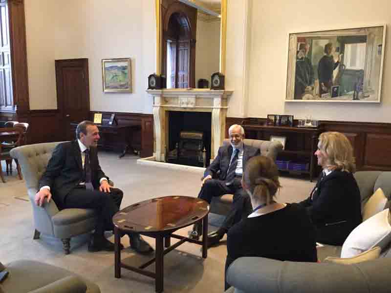 Siala in London for UK Foreign Office talks