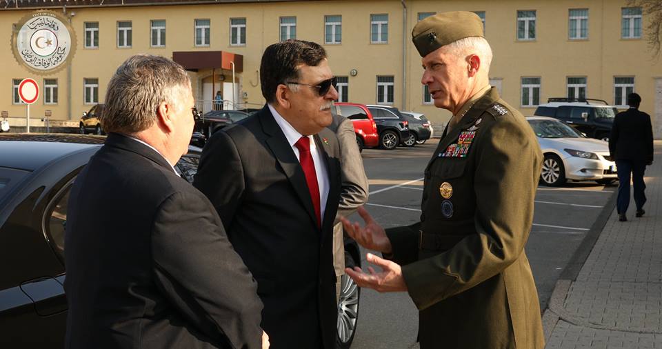 Serraj again meets US Africom head