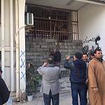 Protestors brick up Misrata municipality entrance
