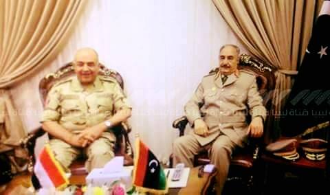 Hafter welcomes Egyptian Chief of Staff to Benghazi