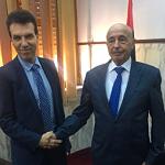 Italian ambassador sees HoR president Saleh in Beida