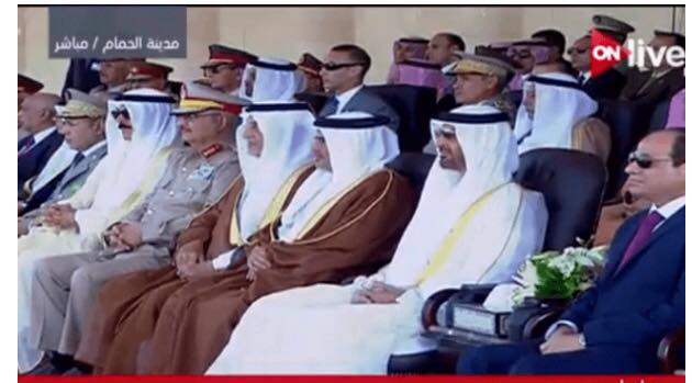 Hafter at Egyptian military base opening