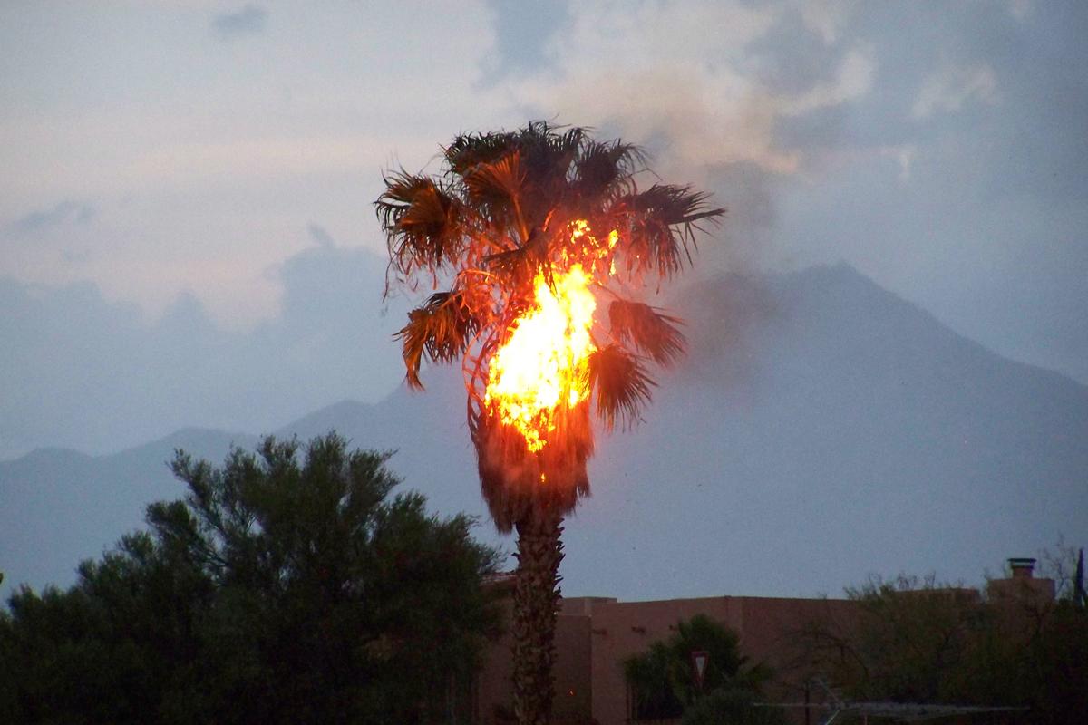 Oil crews battle fire near major producing field