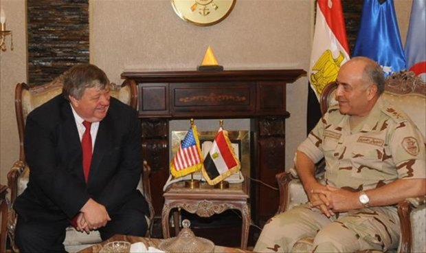 US ambassador Bodde in Cairo for Egyptian chief of staff talks