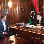 Serraj and acting Tobruk mayor meet in Tripoli