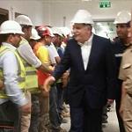 Serraj visits Obari's new power station and hospital