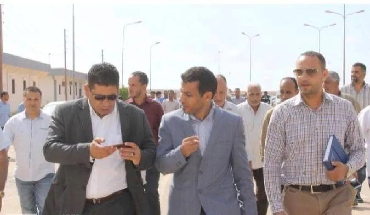 team visit the airport