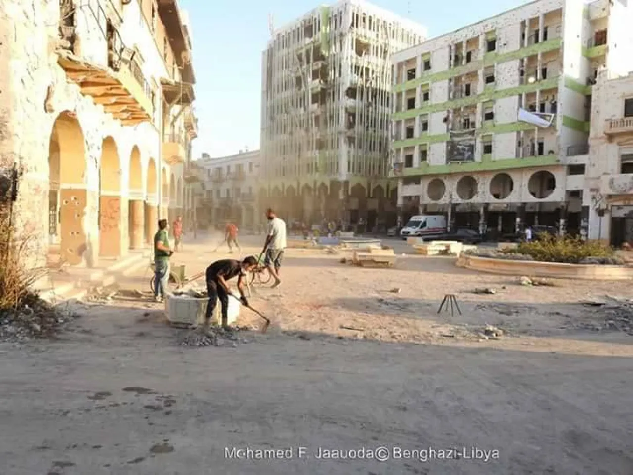 Photo: Mohamed F. Jaaouda of Benghazi al-Amal Foundation)