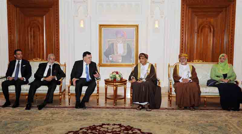 Serraj in cooperation talks with Omani government and businessmen