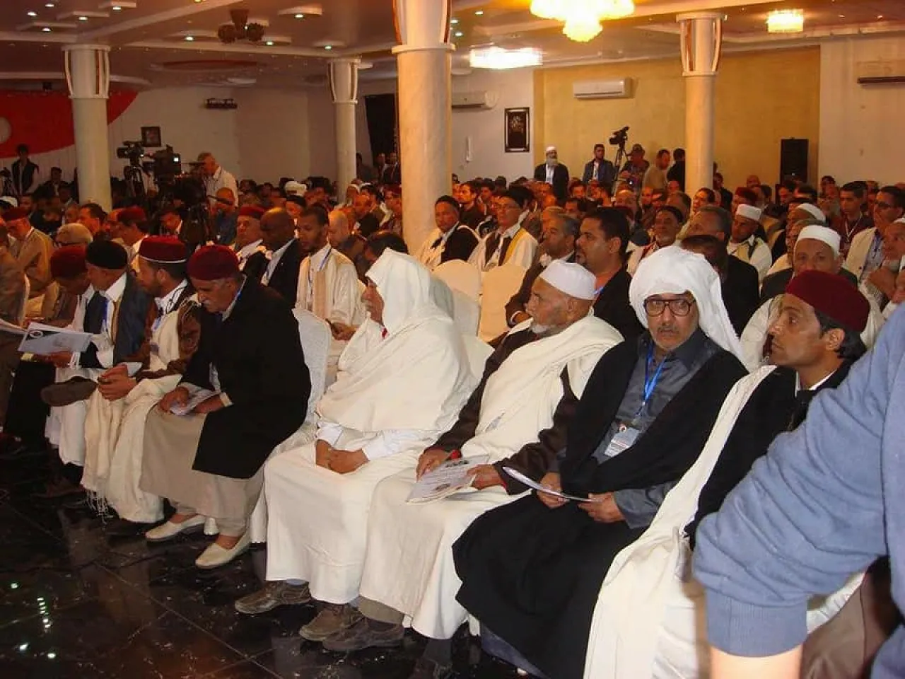 Attendees at th Gharyan conference (