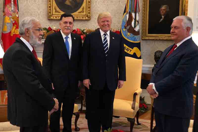 Trump reiterates support for Serraj government
