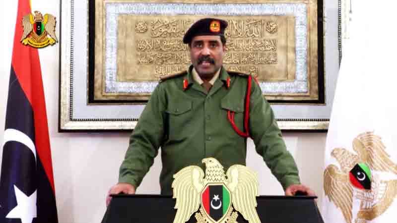 LNA spokesman Colonel Ahmed Mismari (Photo: Archives from LANA)