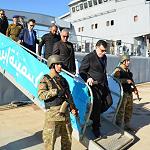 Serraj visits Libyan naval ship fixed by Italians
