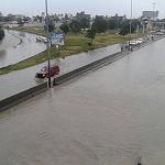 Two days of heavy rain flood Tripoli roads