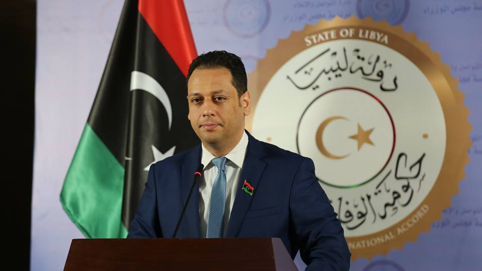 Mohamed Sallak, the spokesperson for the head of the PC, Faiez Serraj said the 2018 budget had been referred to the CBL and Audit Bureau last week and expects to be ready this week (Photo: Presidency Council).