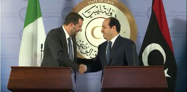 Italy’s new Interior Minister Salvini makes first visit to Libya