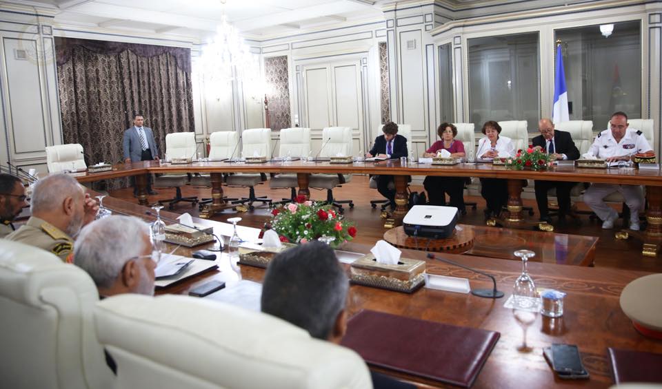 Libyan-French military cooperation meeting