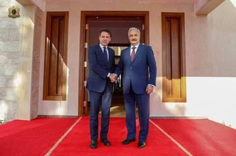 Italian PM Conte visits Hafter in Libya