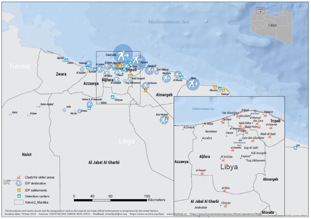 Tripoli fighting continues as Serraj diplomatic tour reaches Brussels