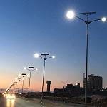 UNDP helps install solar street lights as part of sustainable development through harnessing clean energy